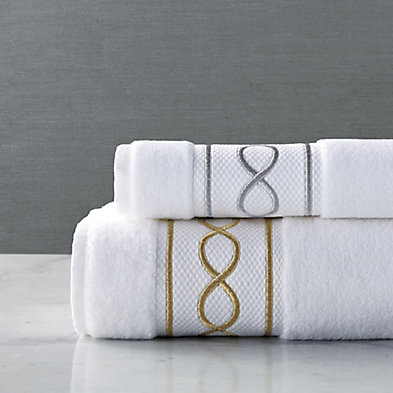Frontgate Resort Collection™ Chain Stitch Bath Towels