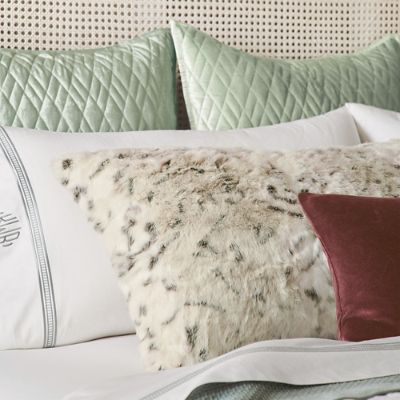 Faux fur euro pillow shams best sale