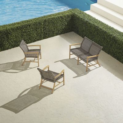 Isola Kids 3-pc. Loveseat Set in Natural Finish | Frontgate