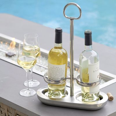 Frontgate best sale wine caddy