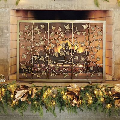 ヴィンテージ風 スクリーン（屏風） Blythe撮影用ディスプレイ ガーデン雑貨 Vine Fireplace Screen | Frontgate
