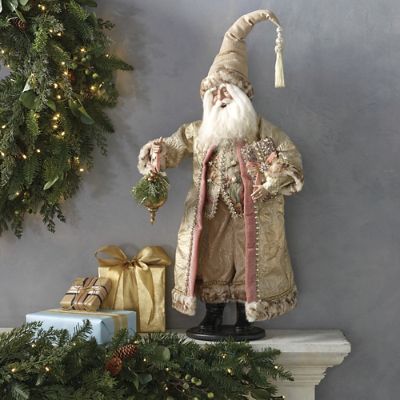 Vintage Magnolia Santa | Frontgate