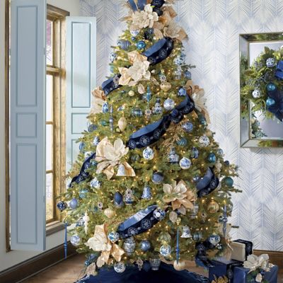 Bleu Heirloom 40-piece Ornament Collection | Frontgate