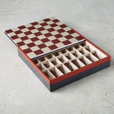 Eponine Leather Box Chess Set