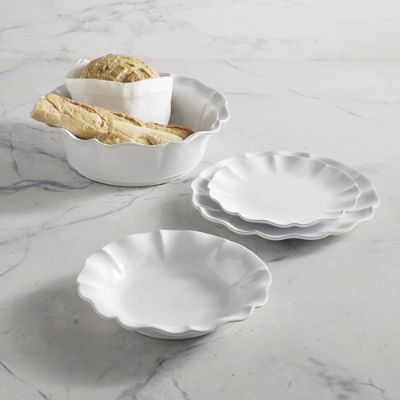 Costa Nova Rosa Dinnerware Collection with Hand-Finished Details