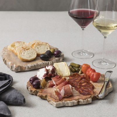 Fortessa Petrified Wood Boards for Unique Charcuterie Presentation