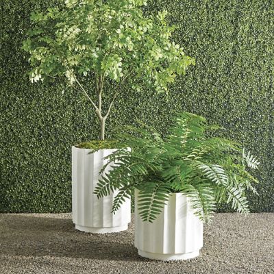 Ensoleille Modern White Planters