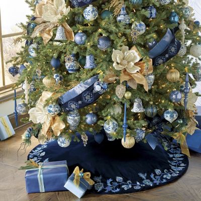 Bleu Heirloom Collection Tree Set | Frontgate