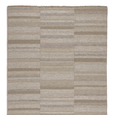 Warner Indoor/Outdoor Rug with Modern Graphic Pattern & Beige Neutrals