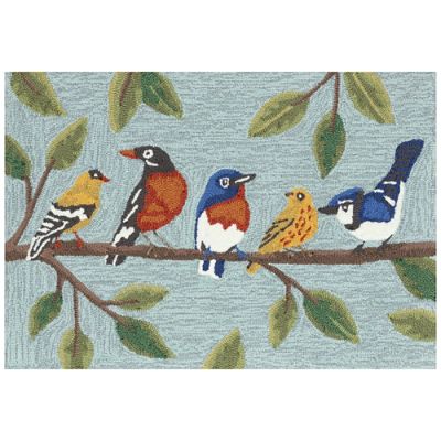 Birds on a Branch Door Mat