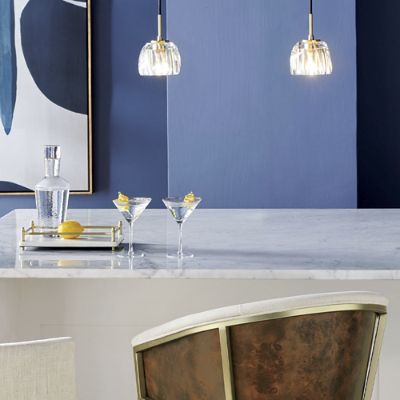 Freya Crystal Pendant with Antiqued Brass & K9 Cut Crystal Design