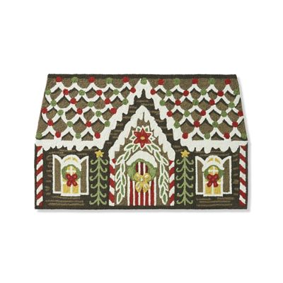 Gingerbread House Door Mat