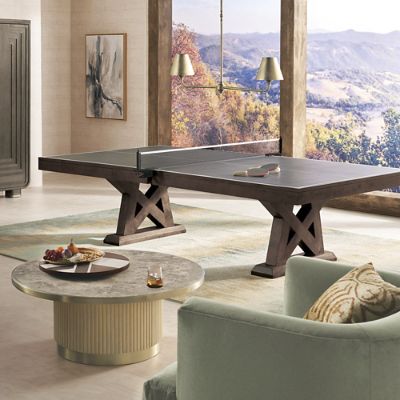 Harrison Oak Coffee & Side Tables | Frontgate