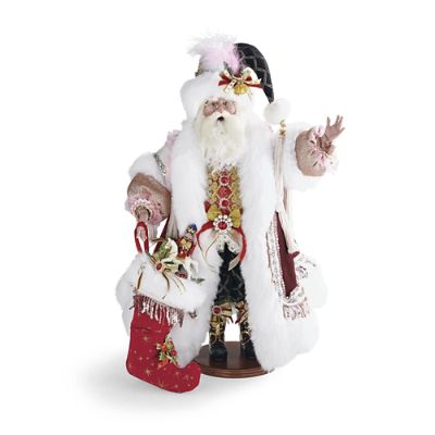 Mark Roberts Santa with Stocking Handcrafted Collectible with