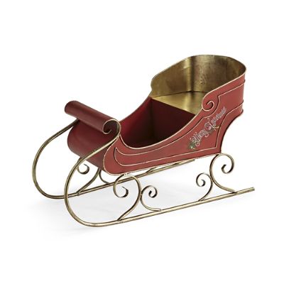 Mark Roberts Santa's Sleigh Merry Christmas & Handpainted Festive