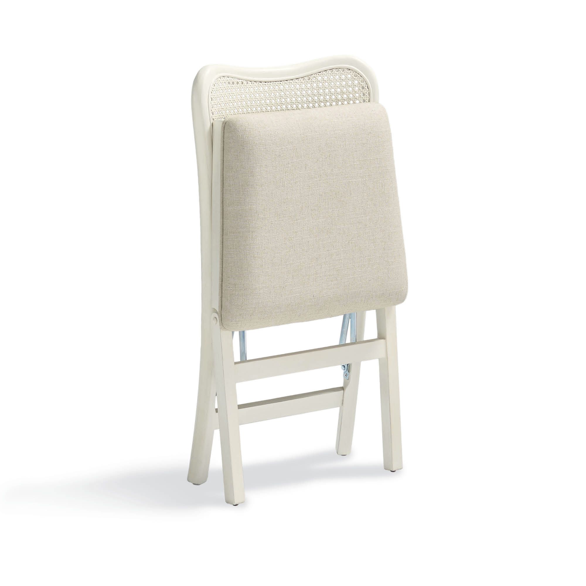 Close-up detail of the chair's seat cushion.