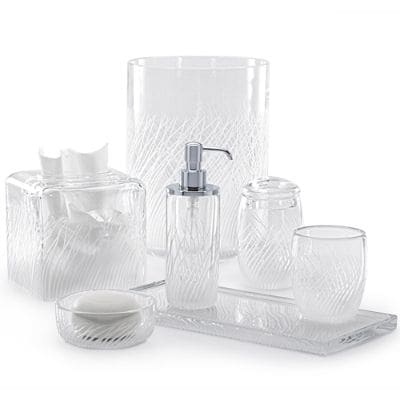 Sirena Crystal Collection by Labrazel Mouth-Blown Bathroom Accessories