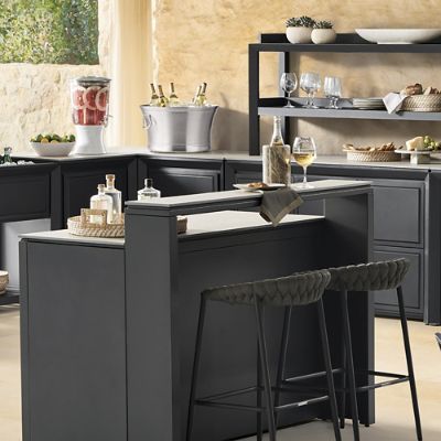 Frontgate Resort Newport Outdoor Kitchen Set with Sintered Stone