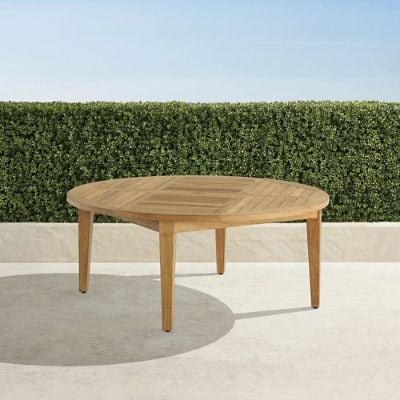 Classic Teak Tea Table with Smooth Finish & Concealed Hardware