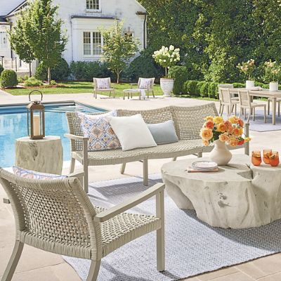 みさみさ Calligaris ISOLA chair Isola Lounge Chair in Rope with Handwoven Open Weave