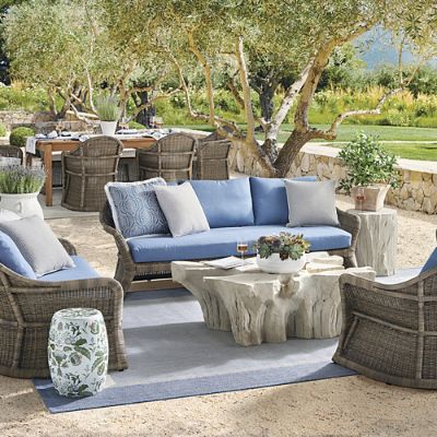 Terrace Park Seating Replacement Cushions with UV-Resistant
