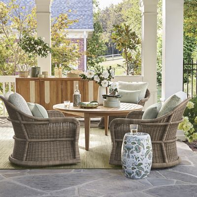 Terrace Park Seating Replacement Cushions with UV-Resistant