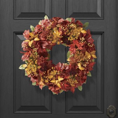 Golden Glow Harvest Wreath