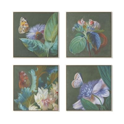 Edie Handpainted Butterflies, Set of Four | Frontgate