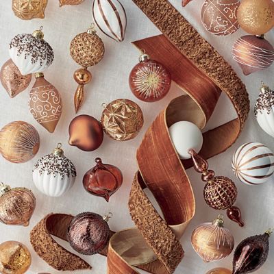 Ginger Snap Grandeur Ornament Collection | Frontgate