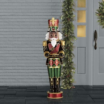 5 ft. LED Holiday Parade Nutcracker | Frontgate