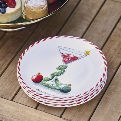 Jingle and Mingle Plates, Set of Four | Frontgate