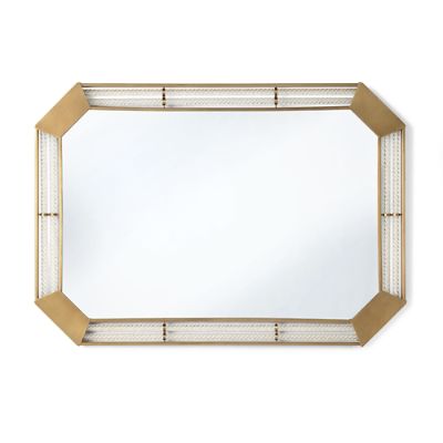 鏡 Wall Mirror Marika Maddison Lane Marika Iron Wall Mirror | Temple & Webster