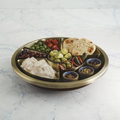 Susan‼️ Chef Symon Lazy Susan with Snack Servers | Frontgate