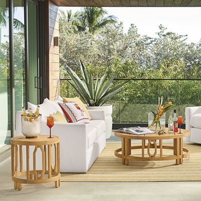 Porticello Teak Coffee & Side Tables | Frontgate