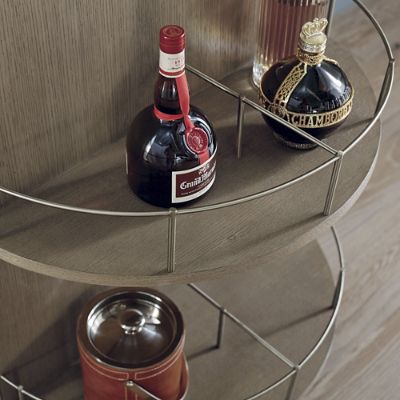 Wharton Revolving Bar Cabinet | Frontgate
