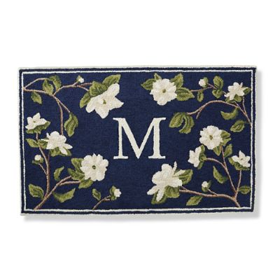 Magnolia Monogram Door Mat