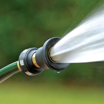 Heavy Duty Spray Hose Nozzle with Adjustable Stream & Durable Rubber  Exterior