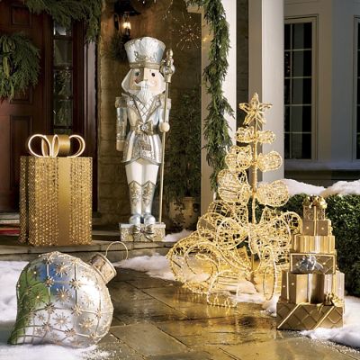 LED Sparkling Starburst Yard Ornament | Frontgate