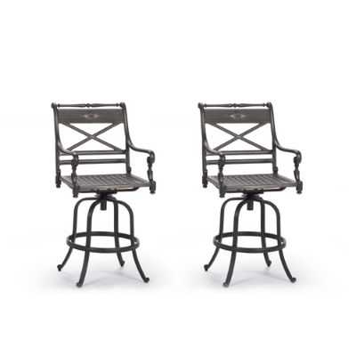 Set of Two Carlisle Swivel Bar Stools Frontgate