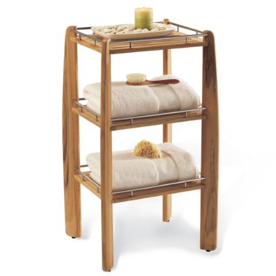 Frontgate wood online rack