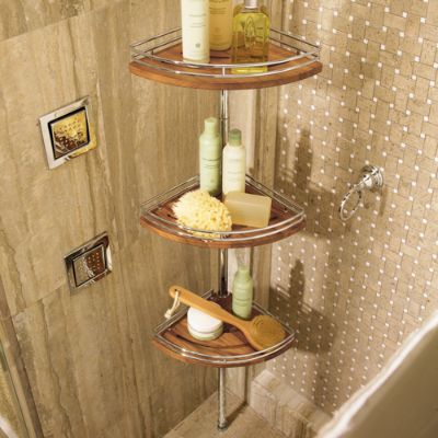 Teak Shower Butler | Frontgate