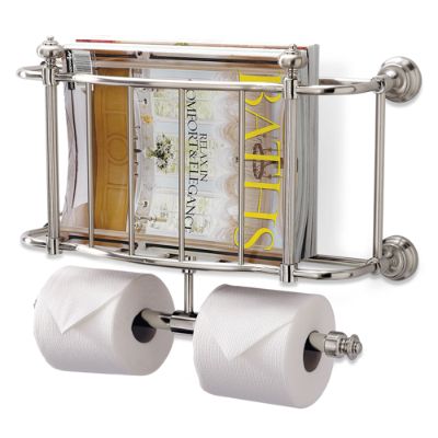 Eden Wall Toilet Paper Holder and Magazine Rack