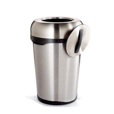 Indoor and Outdoor Stainless Steel Trash Can Frontgate