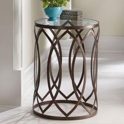 Garner Steel Barrel Accent Table Frontgate