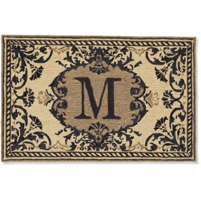 36 Inch X 72 Inch Florentine Monogrammed Door Mat