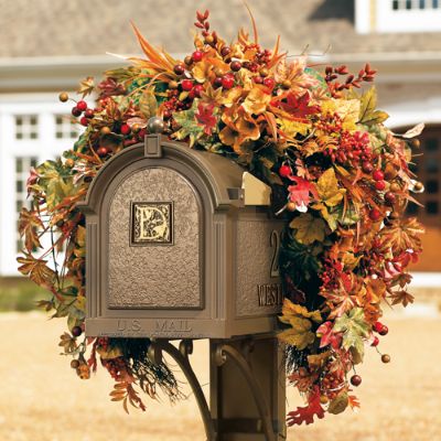 Autumn Mailbox Swag Frontgate