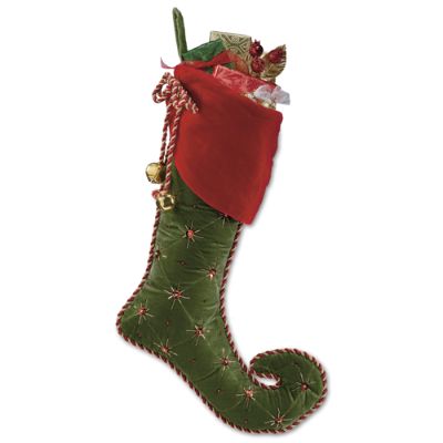 Christmas Stocking With Bells 