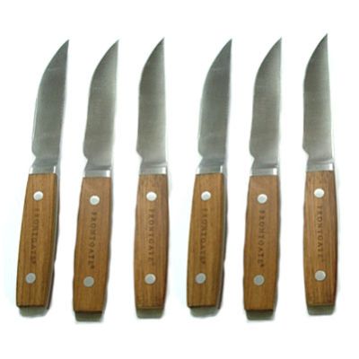 Set of Six Forged Steak Knives