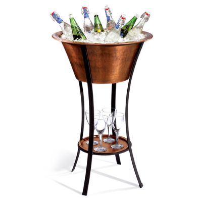 Copper Beverage Tub with Stand | Frontgate