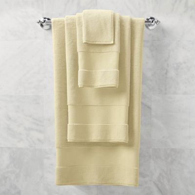 Frontgate Monogramed L Large Hand Towels 100% Turkish Cotton Set of 2  Coral
